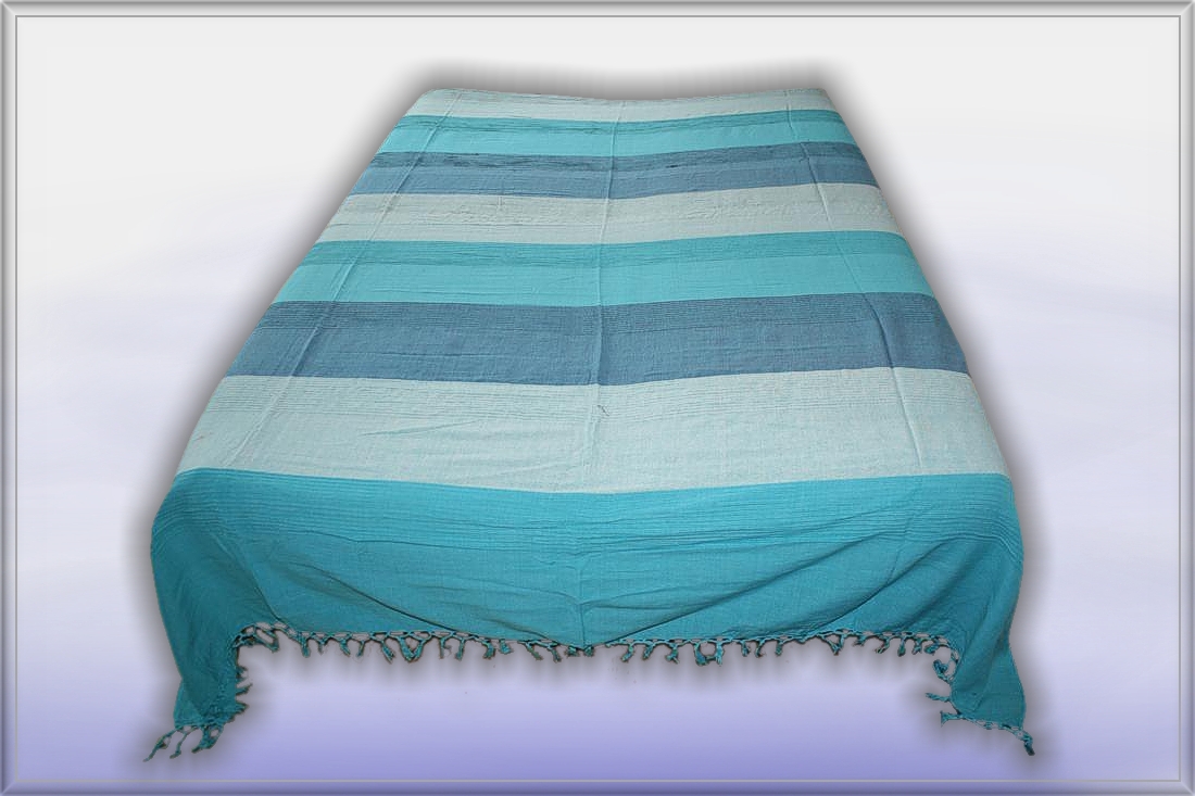 NEPAL-TÜRKIS-Starke Tagesdecke,Bettüberwurf indien Decke Plaid117 | eBay